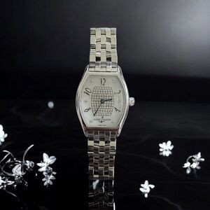 💕ULYSSE NARDIN Michelangelo 103-48, 26x35mm Tonneau Automatic MOP + Diamonds +SS